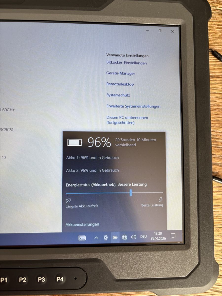 Tablet PC: Getac A140 G2 robuster Industrierechner – Usato da La Tour-de-Trême venduto da ValGruyere 3