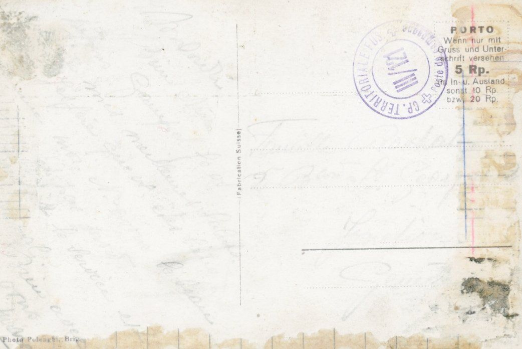 Cartoline postali: Steg - Gampel    VS – Usato da Brig venduto da Valcards54 1