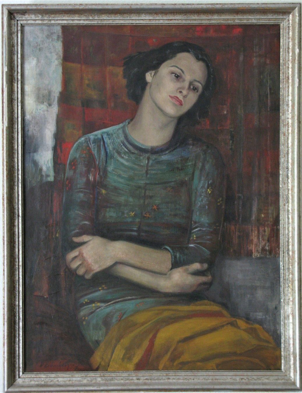 Dipinti: Paul Eichenberger , Frauenportrait 1936 – Usato da Zürich venduto da artsandstuff