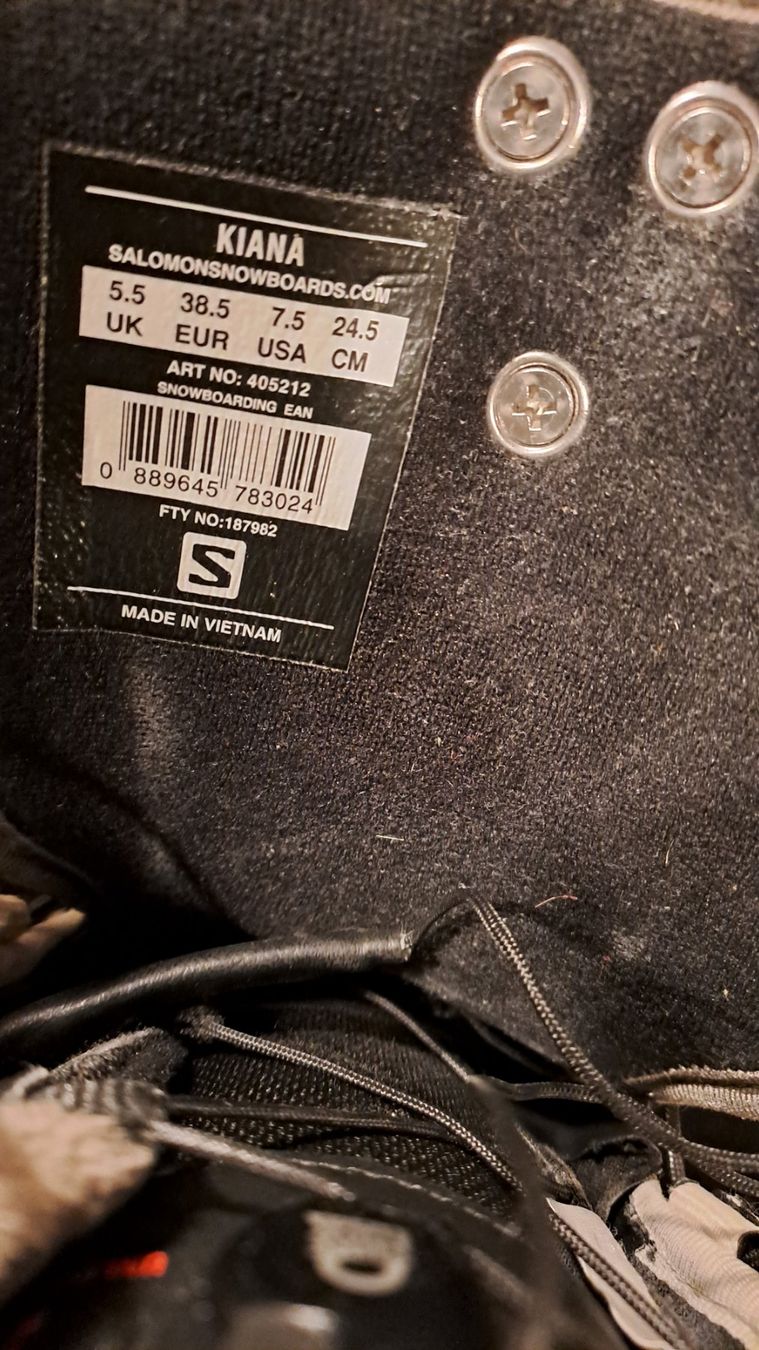 Salomon Scarpe da donna: Salomon Snowboard Schuhe Gr.38.5 – Usato da Oberrieden venduto da Raja011 6