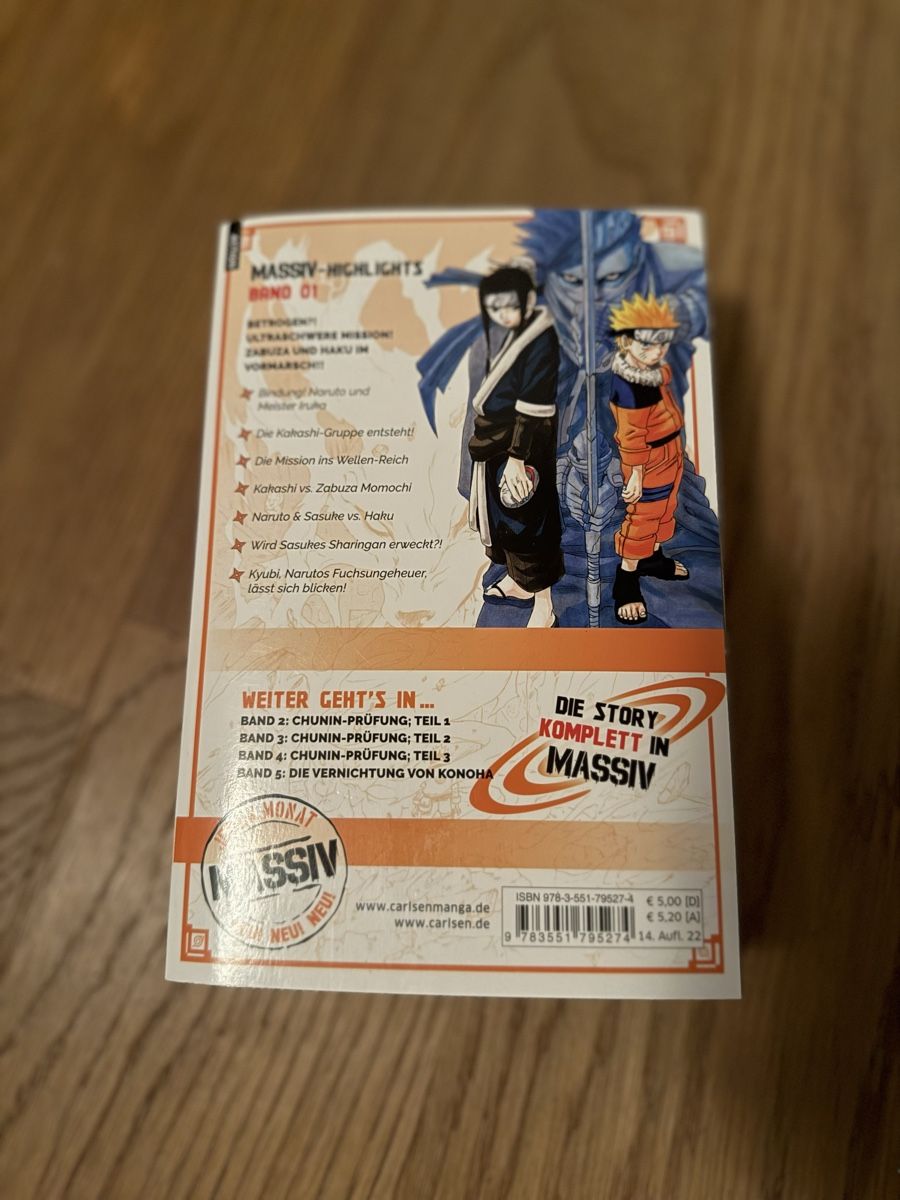 Fumetti: Naruto MASSIV 1 – Usato da Luzern venduto da oli_87vx 1