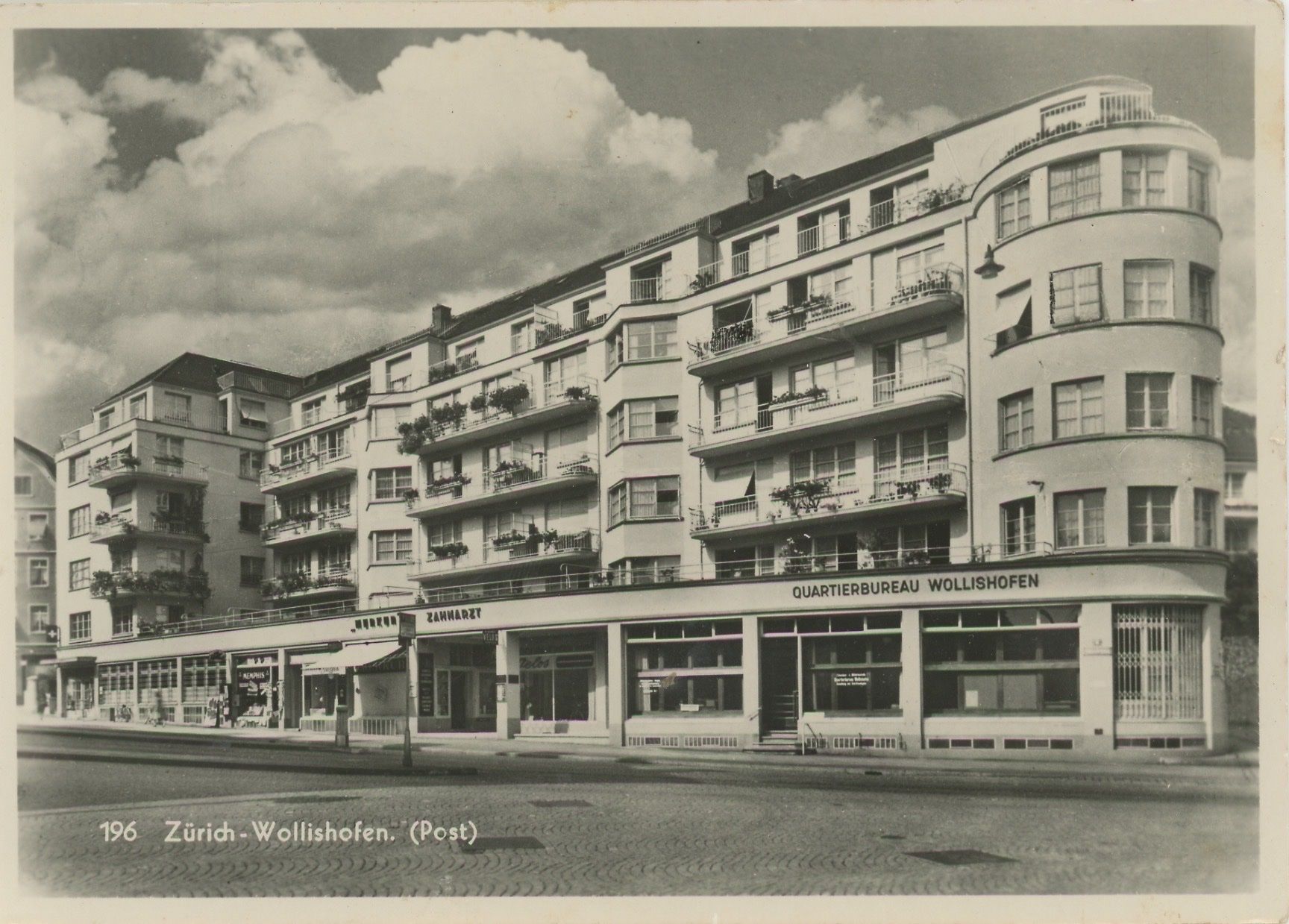 Cartoline postali: Zürich - Wollishofen – Usato da Crémines venduto da Falta
