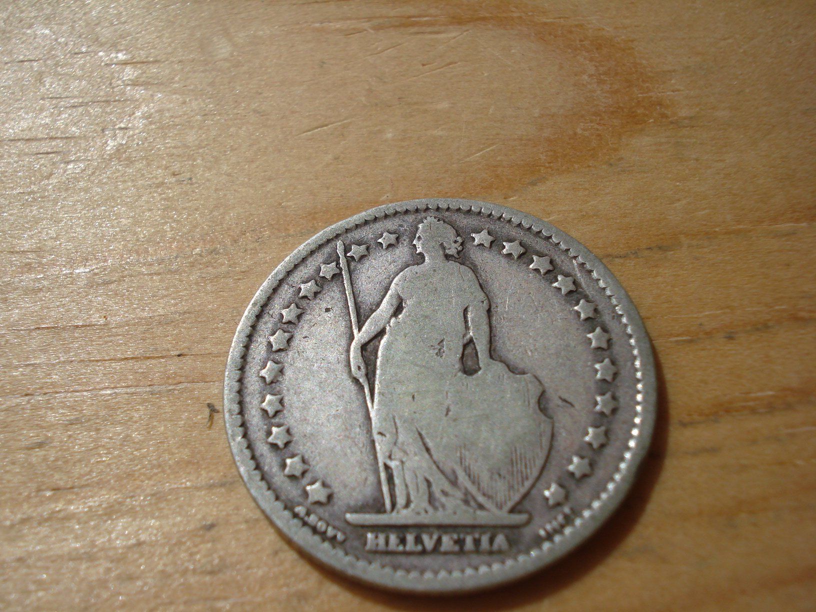 Alle Münzen: (D2) 1 Franken 1900 – Gebraucht aus Erlach von Net-Coins 1