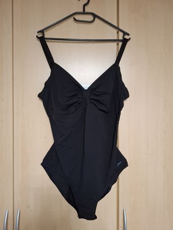 Badeanzug Gr. 40 (L), Speedo, schwarz, Badekleid
