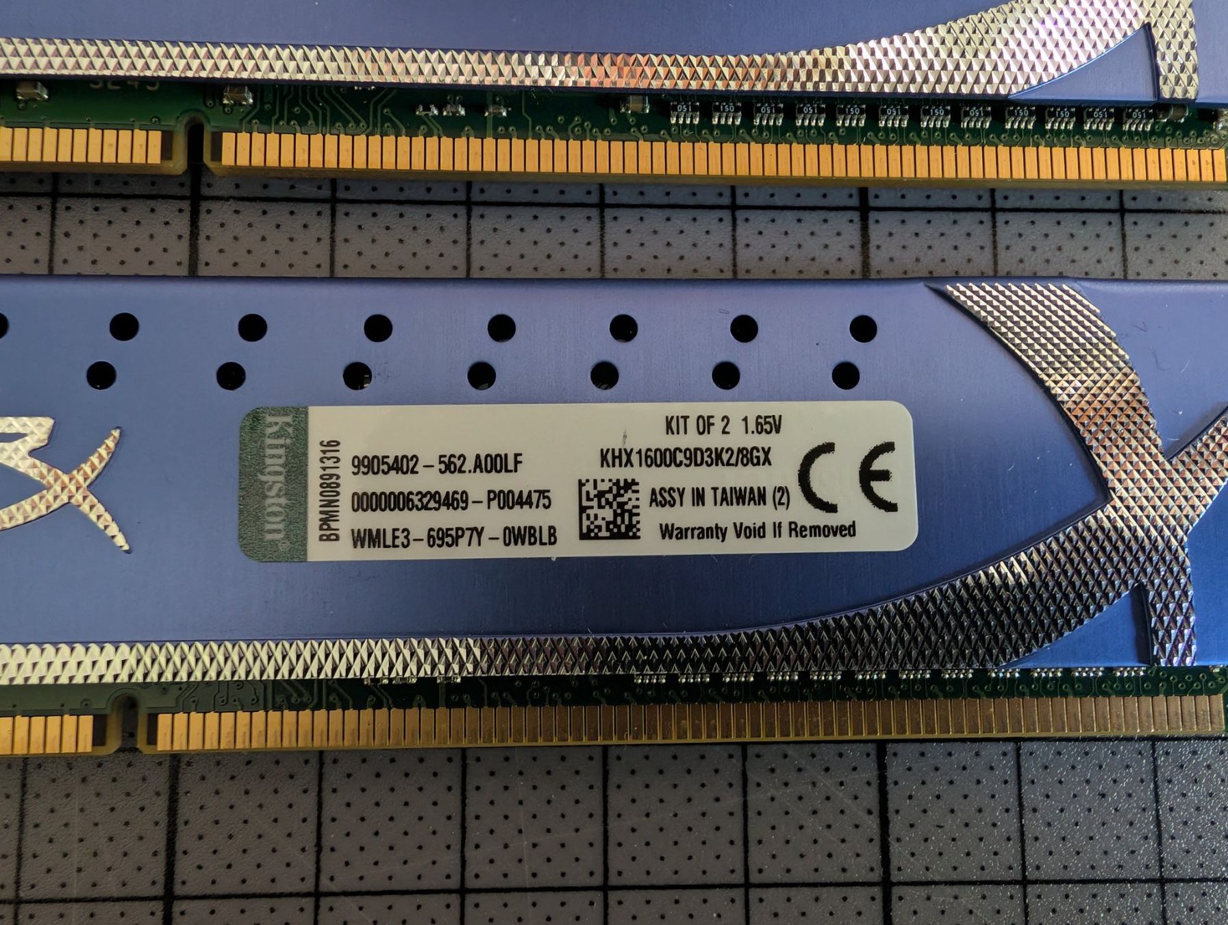 Kingston Memoria / RAM: Kingston Hyper-X Genesis DDR3 8GB – Usato da Delémont venduto da breacH 2