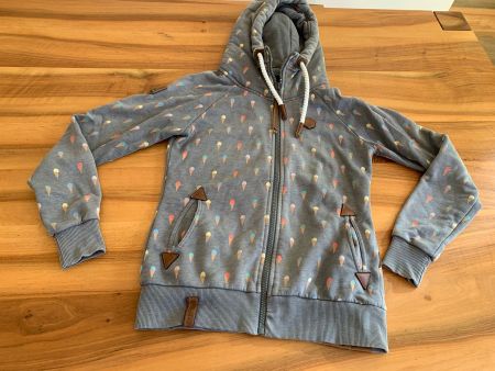 Naketano Eis/Glace Hoodie/Kapuzenjacke Grösse M - Top