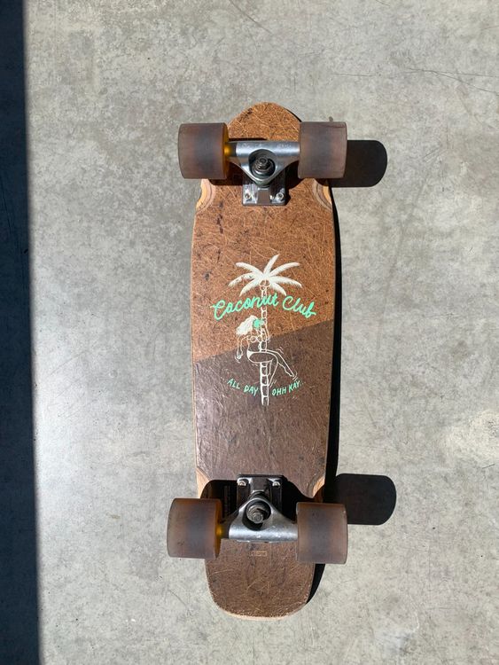 Longboard Skateboard Lush - Occasion En Bon état, Planche Multicolore, Pour Cruiser