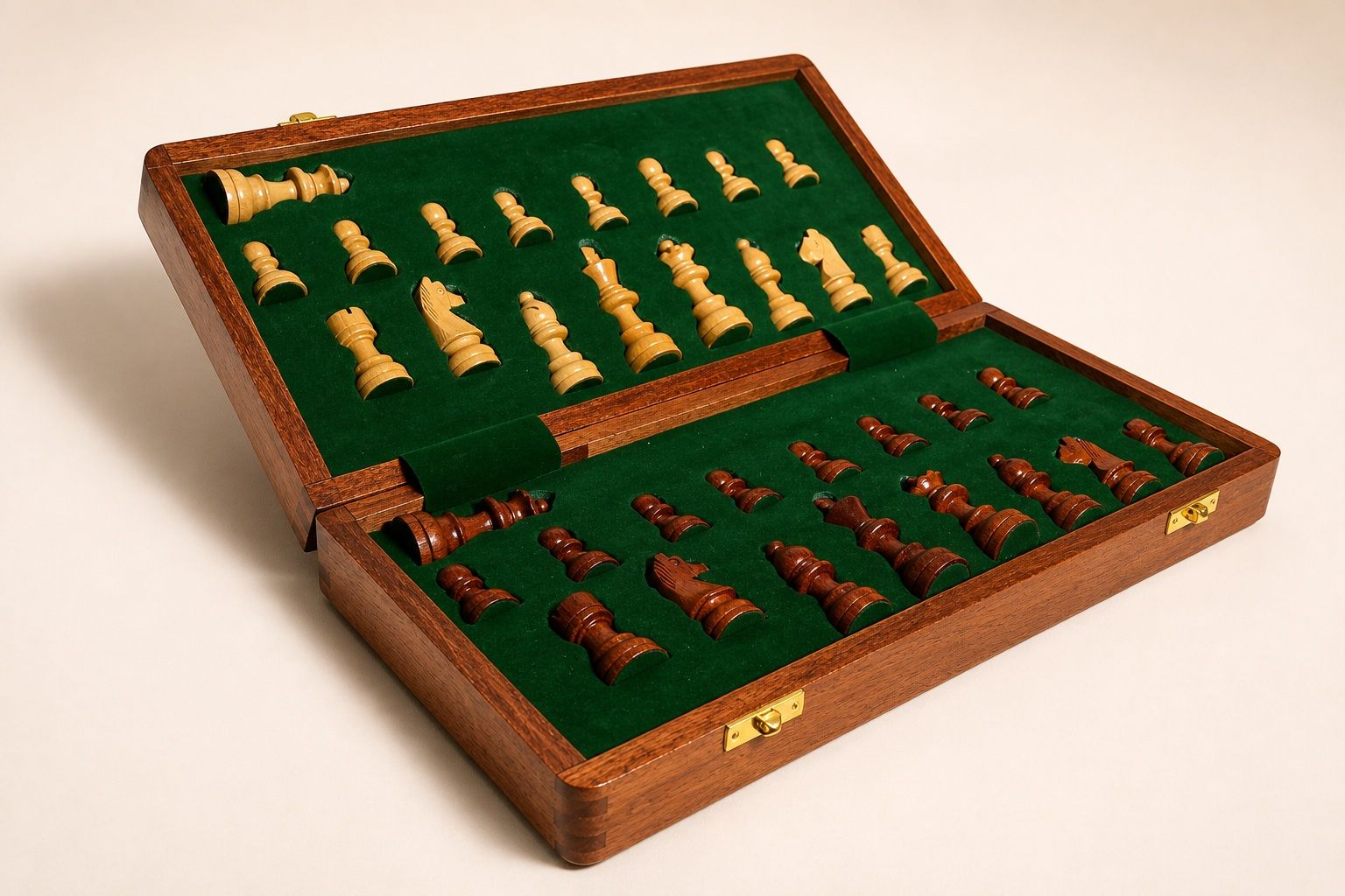 Giochi: Reiseschach Magnetisch aus Akazien & Buchsbaum – Nuovo e nell'imballaggio originale da Tägerig venduto da An777 2