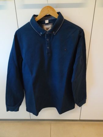 Herren Polo Langarmshirt von Milano Italy Gr. L - 251215