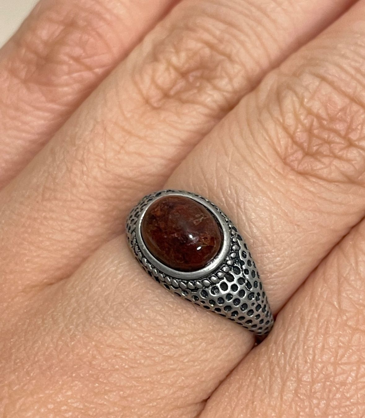 Bagues: Ring aus natürlichem Pietersit – Neuf avec emballage d'origine à Schiers par sisikristall