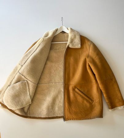 Winter Lederjacke Gr. L (eher XL)