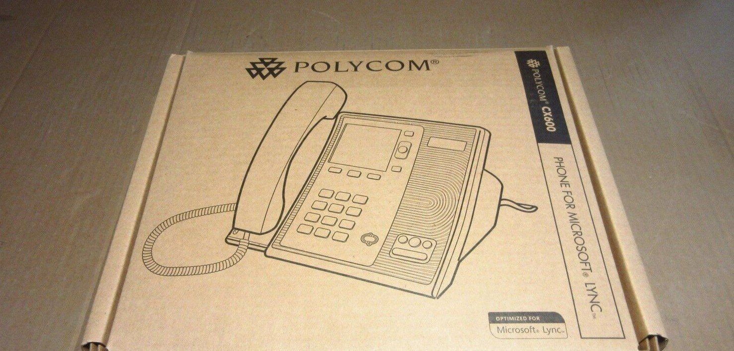 Polycom Telefoni: Polycom CX600 IP Telefon Microsoft Lync Neu OVP – Nuovo (secondo la descrizione) da Muttenz venduto da Jaide
