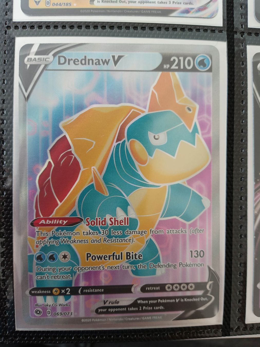 Pokémon Sammelbilder & Trading cards: Drednaw V Full Art - Pokemon Englisch – Gebraucht aus Altstätten SG von GGsGameshop