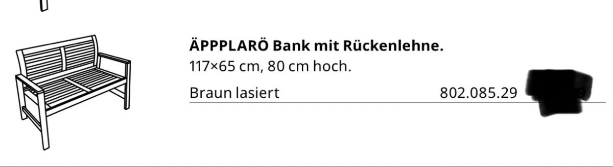 Ikea Set di tavolo e panche: Terrassenmöbel/Gartenmöbel – Usato da Liestal venduto da jubbi 7