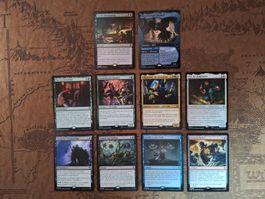 MTG - 10 rare cards from The Hobbit (incl. two foils), EN