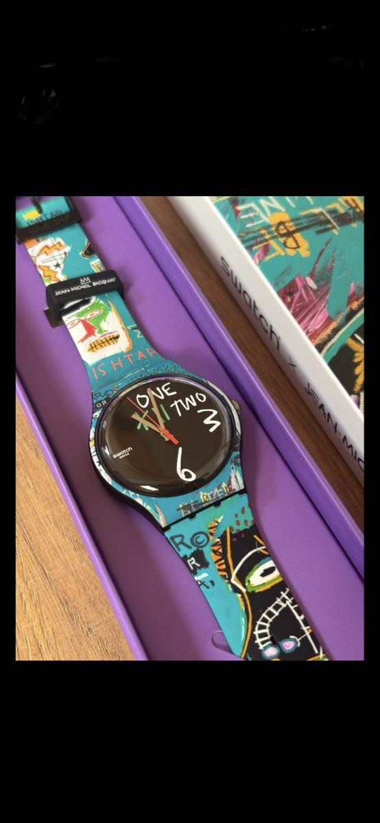 Swatch Orologi: Swatch Art Jean Michel  Basquiat blue – Nuovo (secondo la descrizione) da Vevey venduto da Eiden77 1