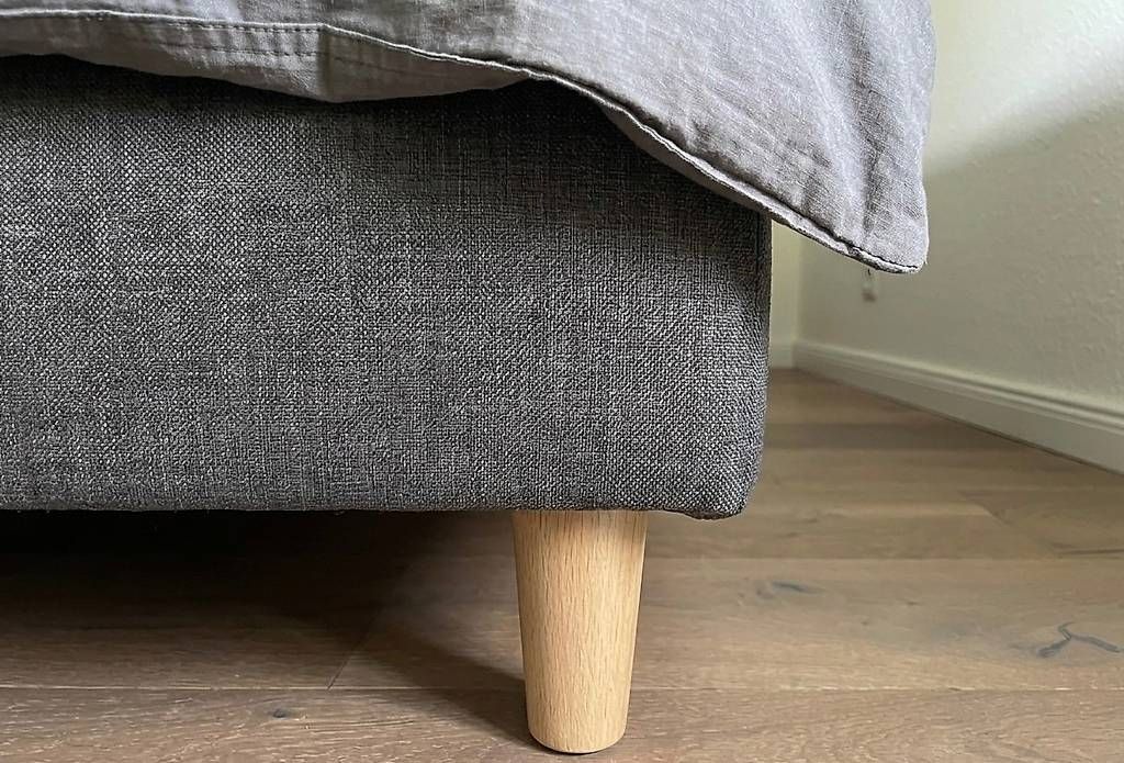 Ikea Letti: IKEA DUNVIK Boxspringbett 180×200 cm  dunkelgrau – Usato da Bern venduto da YTGuggi 2