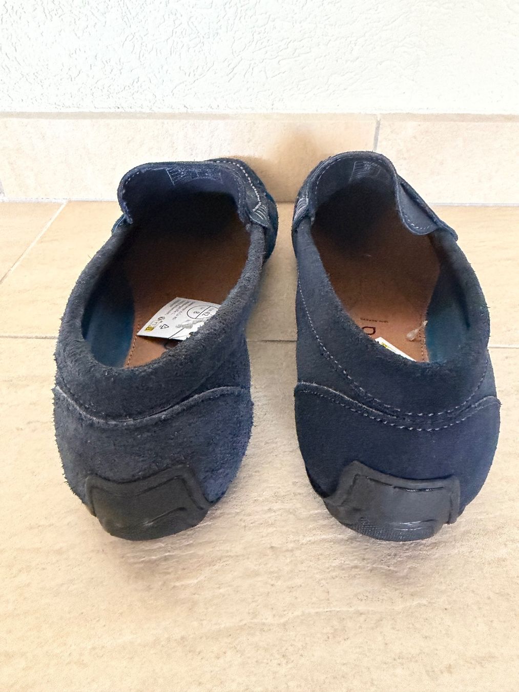Herrenschuhe: Mocassins en daim bleu, p. 42 – Neu (gemäss Beschreibung) aus St-Gingolph von GoldenKeys 2
