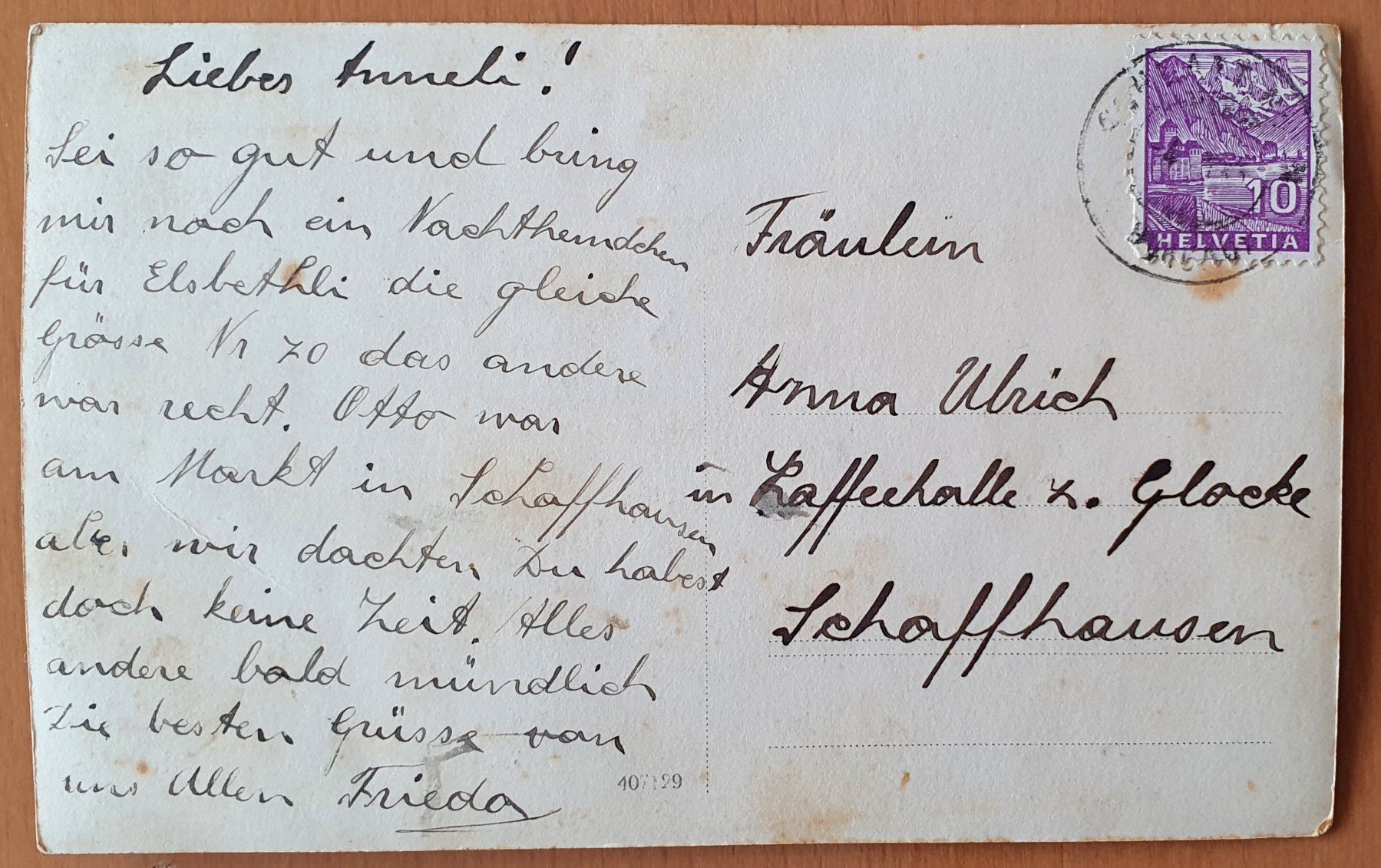 Ansichtskarten: Schlattingen – Gebraucht aus Kreuzlingen von Rschweiz1 1