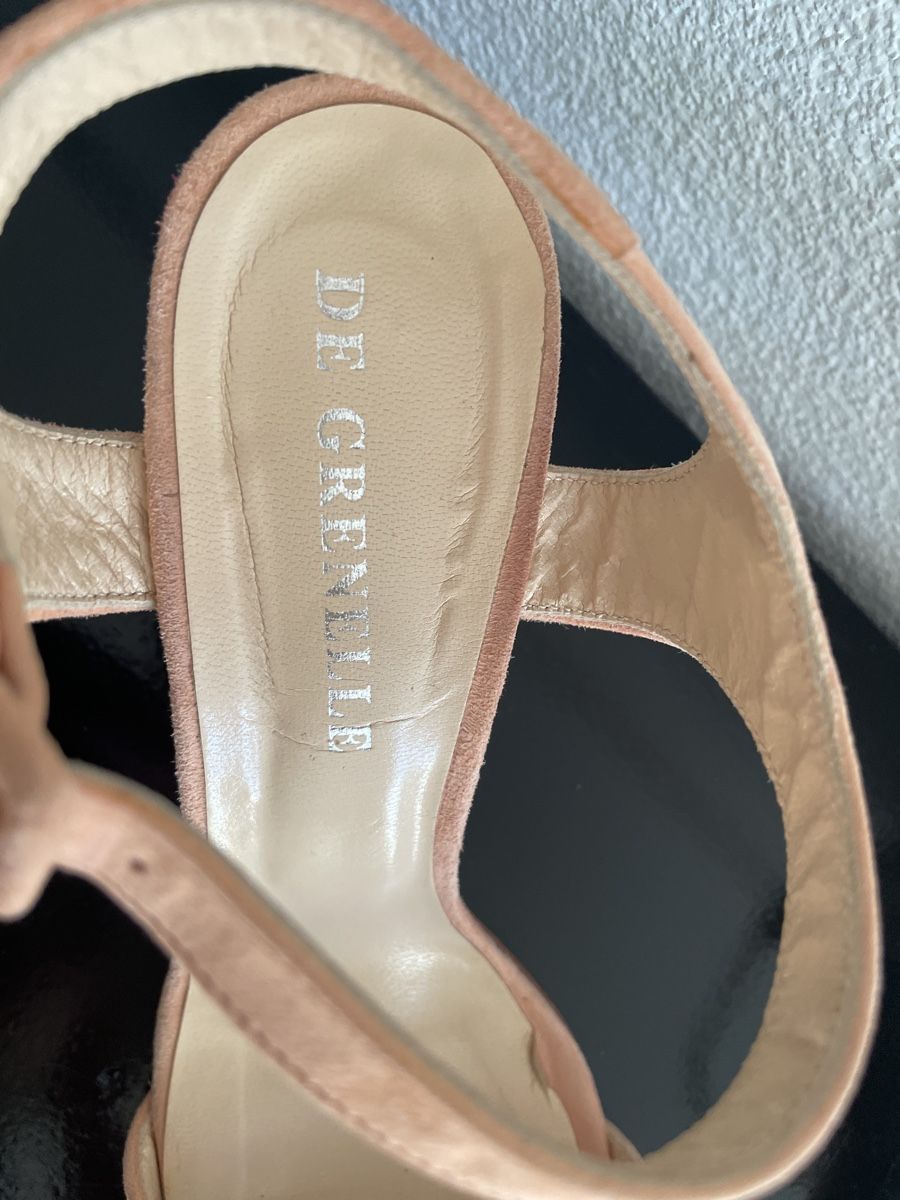 Scarpe da donna: Vero Cuoio Sandalen mit Blumen, Gr. 40/41 – Usato da Ennetbaden venduto da Julia555 4