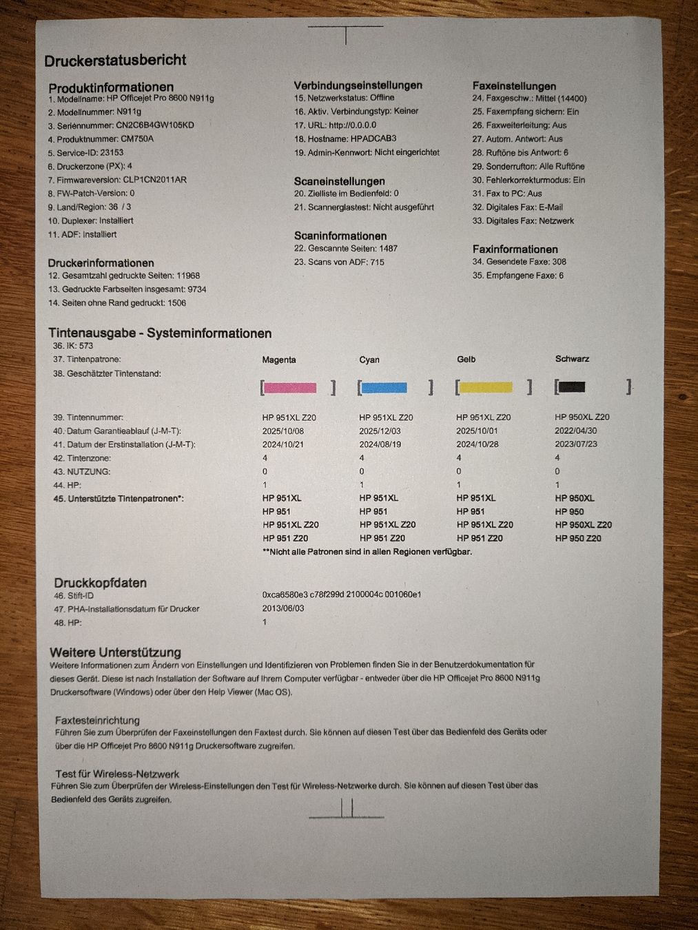 Hewlett Packard Stampanti: Drucker HP Officejet Pro 8600 Plus gebraucht mit Tinte – Usato da Hauptwil venduto da ins_8rv7 1