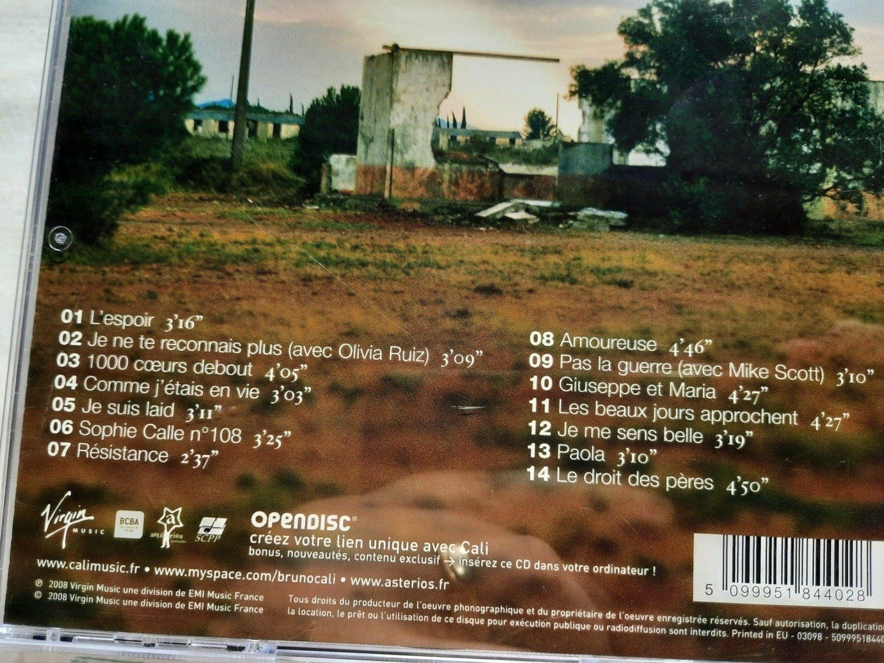 CD: CD Cali - L'espoir  – Usato da Pully venduto da bro_n52j 2
