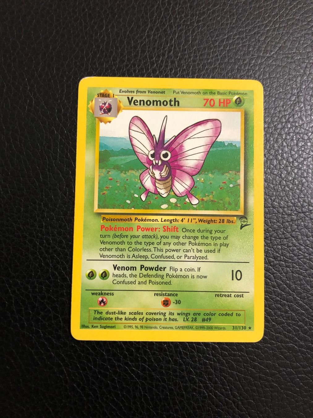 Pokémon Cartes à collectionner: Base Set 2 - Venomoth rare 31/130 Ab 1 – D'occasion à Paradiso par Pkmn10