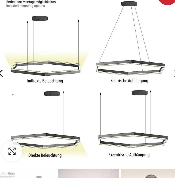 Lustres & lampes de plafonds: Wunderschöne Lampe – D'occasion à Meilen par Maria7137 2