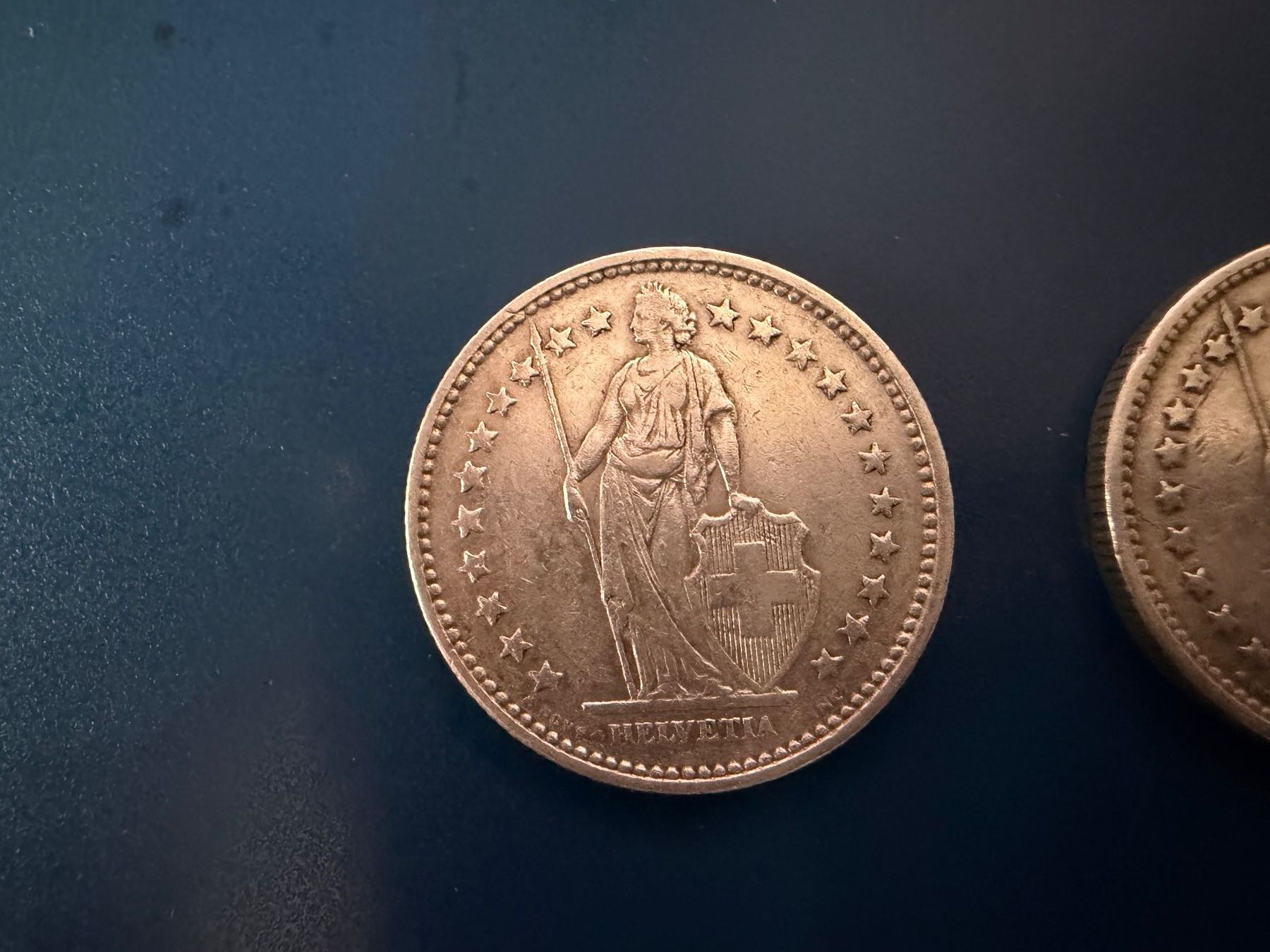 Tutti le monete: 2 Franken, 1920, 1921, 1922, Silber, – Usato da Oberhasli venduto da Sicurezza 1