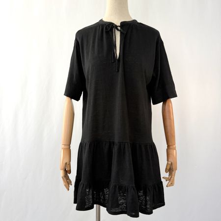 ALLUDE Linen Dress