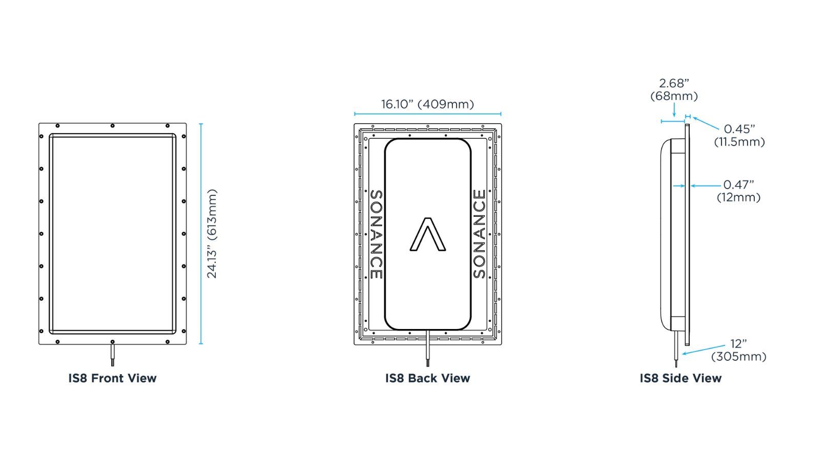 Casse acustiche: Sonance IS8 invisible speakers - pair – Nuovo (secondo la descrizione) da Zug venduto da rj45 1