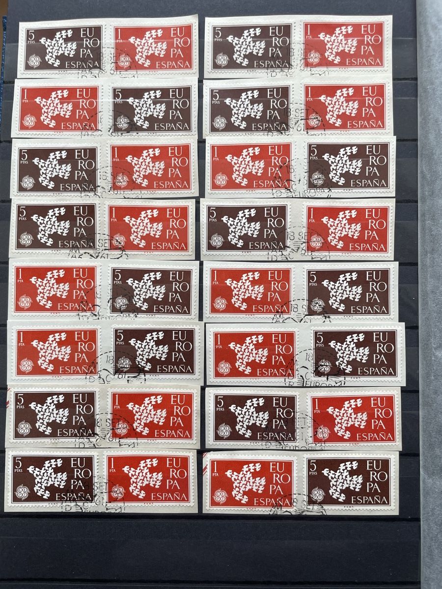 Alle Briefmarken: Spanien 6s – Gebraucht aus Cham von Diablo1232 5