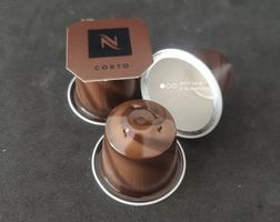 50 leere Nespresso Kapseln Corto gereinigt Alukapsel Basteln