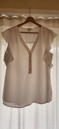 Elegante Sommer bluse, Gr. 42