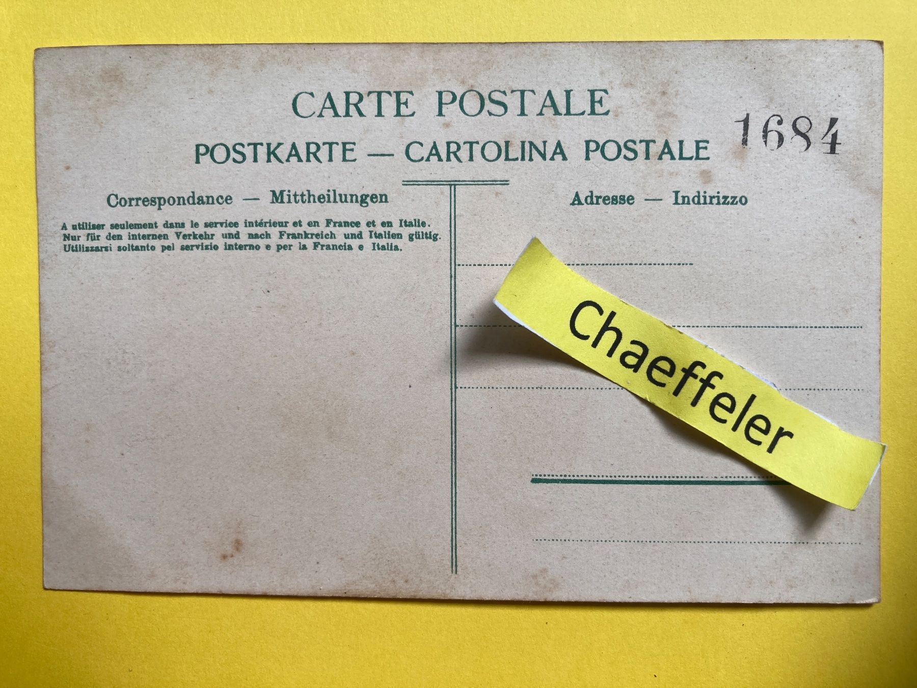 Cartoline postali: Innfall bei St. Moritz ( Engadin) . – Usato da Zürich venduto da Chaeffeler 1