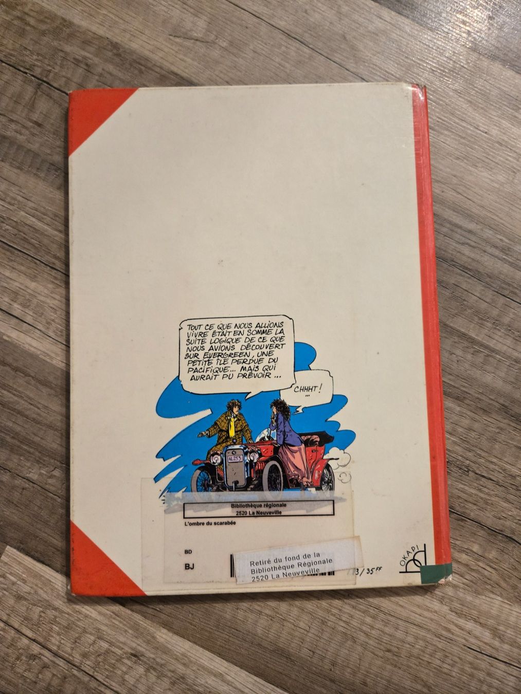 Comics: L'ombre du scarabée - EO coté – Gebraucht aus Crémines von Blakedrake 1