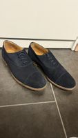 SALE! Chaussures habillées Bobbies en daim bleu marine t.43