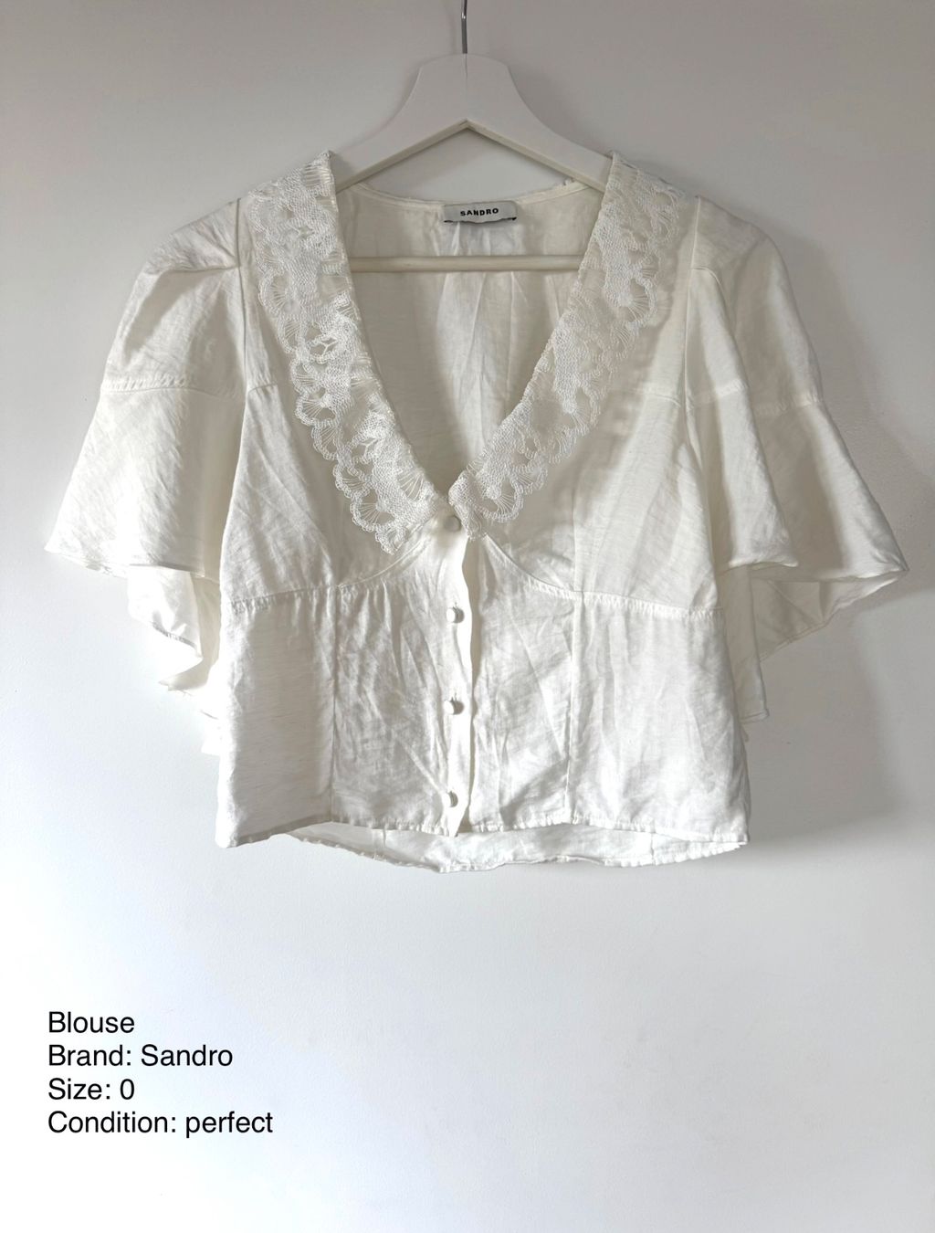 Sandro Camicette: Short-sleeve Blouse / Sandro – Usato da Zürich venduto da lara1905