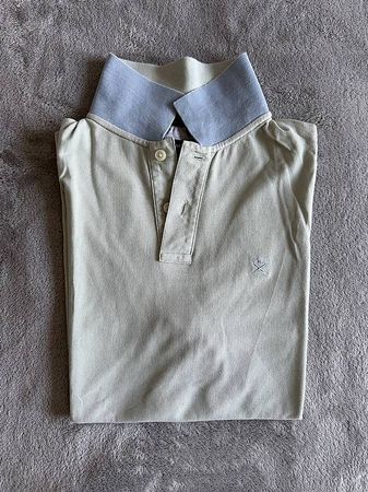 Hackett London Polo Shirt hellgrün Grösse S Slim Fit