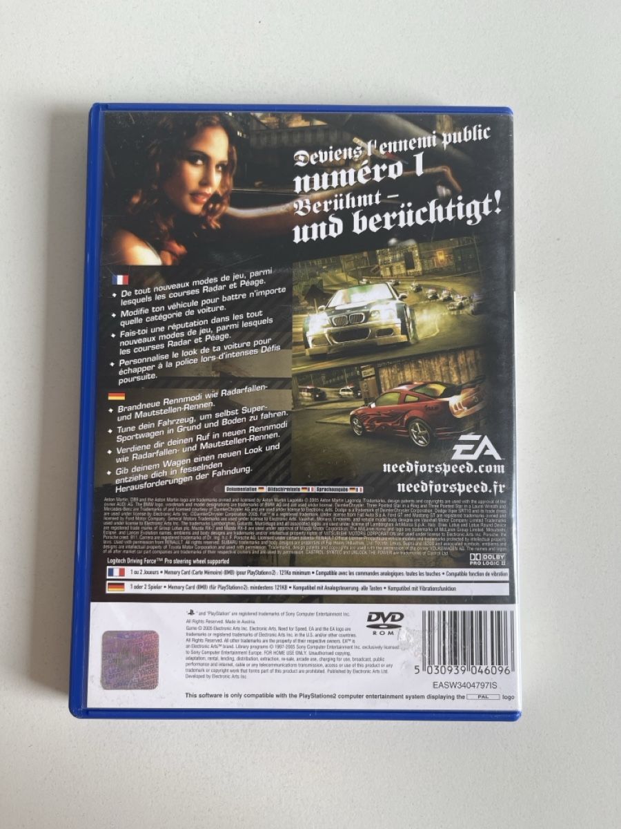 Sony Giochi: Need for Speed Most Wanted PS2 Spiel gebraucht – Usato da Basel venduto da Palchyk 1