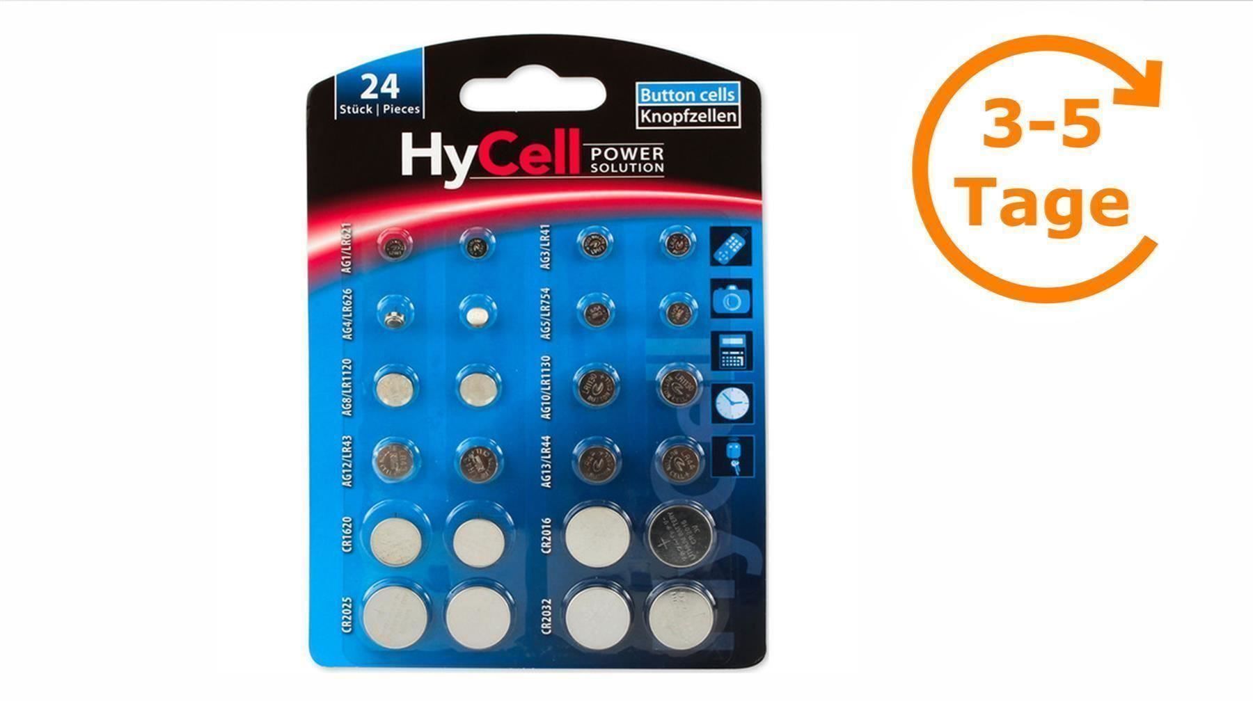 Akkus & Batterien: Knopfzelle Set, 24 St, 1.5+3V, Li+Alkali – Neu und originalverpackt aus St. Gallen von cointec