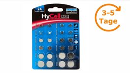 Knopfzelle Set, 24 St, 1.5+3V, Li+Alkali