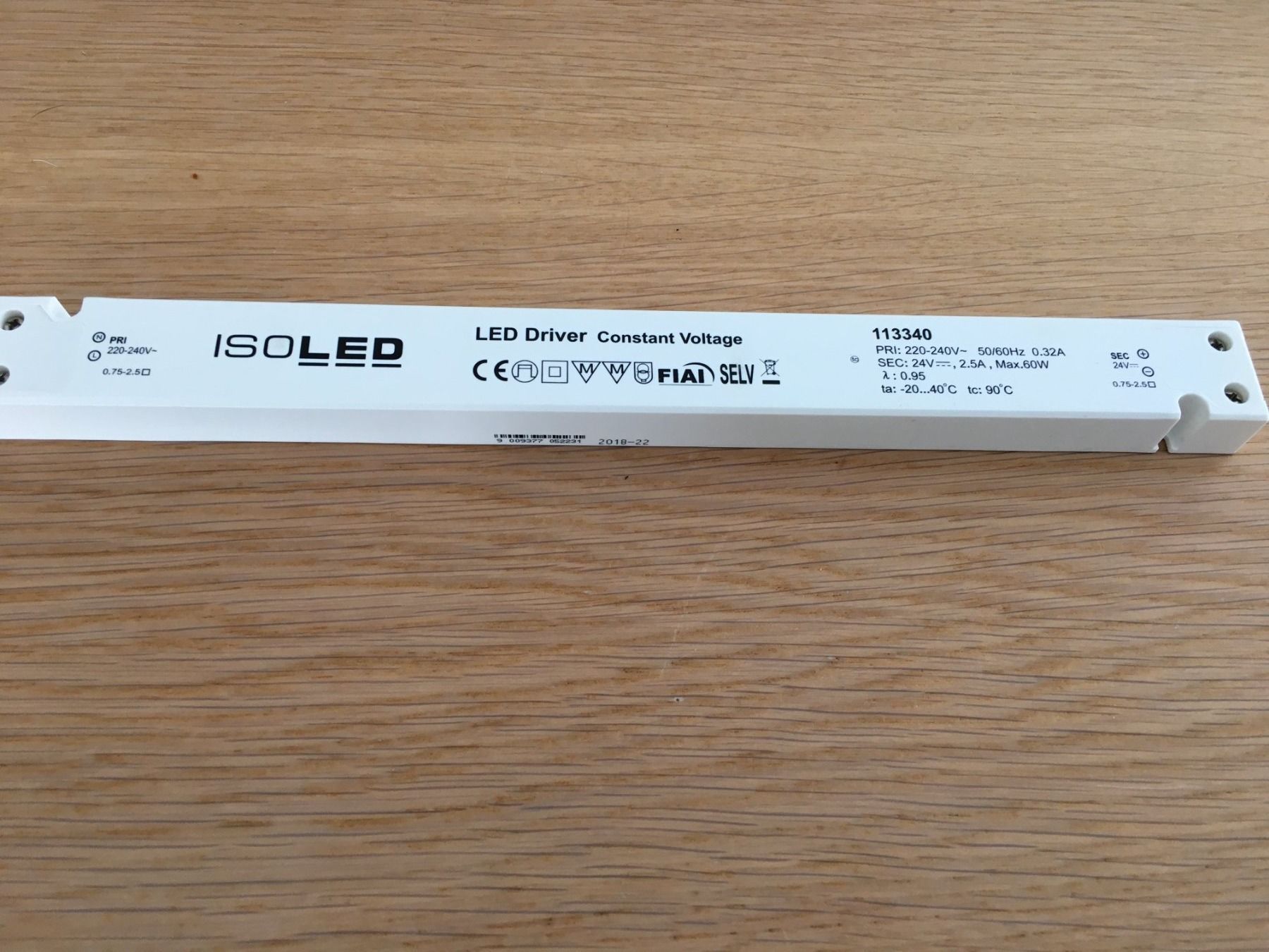 Convertitori: Hochwertiger Isoled LED Driver Trafo max. 60W 24V – Usato da Zollikerberg venduto da HillyBilly