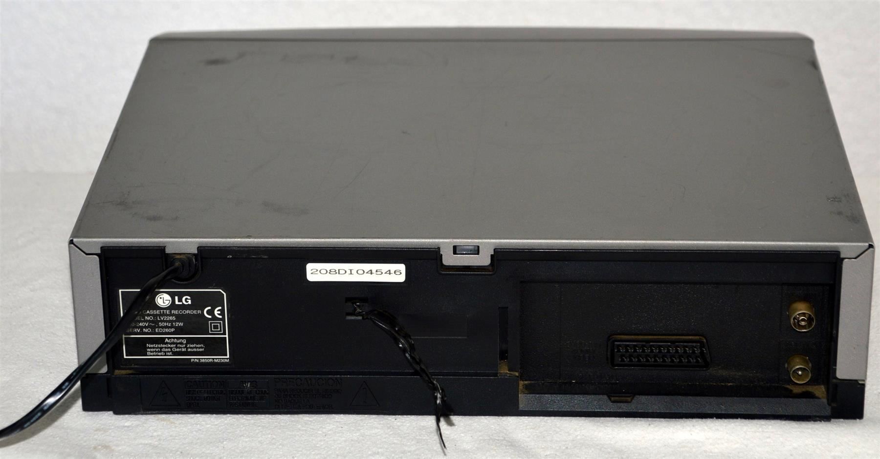 LG Aufnahmegeräte: Videorecorder / magnétoscope  VHS LG LV2265 – Gebraucht aus Collonges von arashee 2