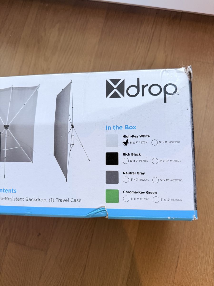 Autres accessoires: Westcott x drop backdrop kit Weiss – Neuf avec emballage d'origine à Emmen par jpsanta 2