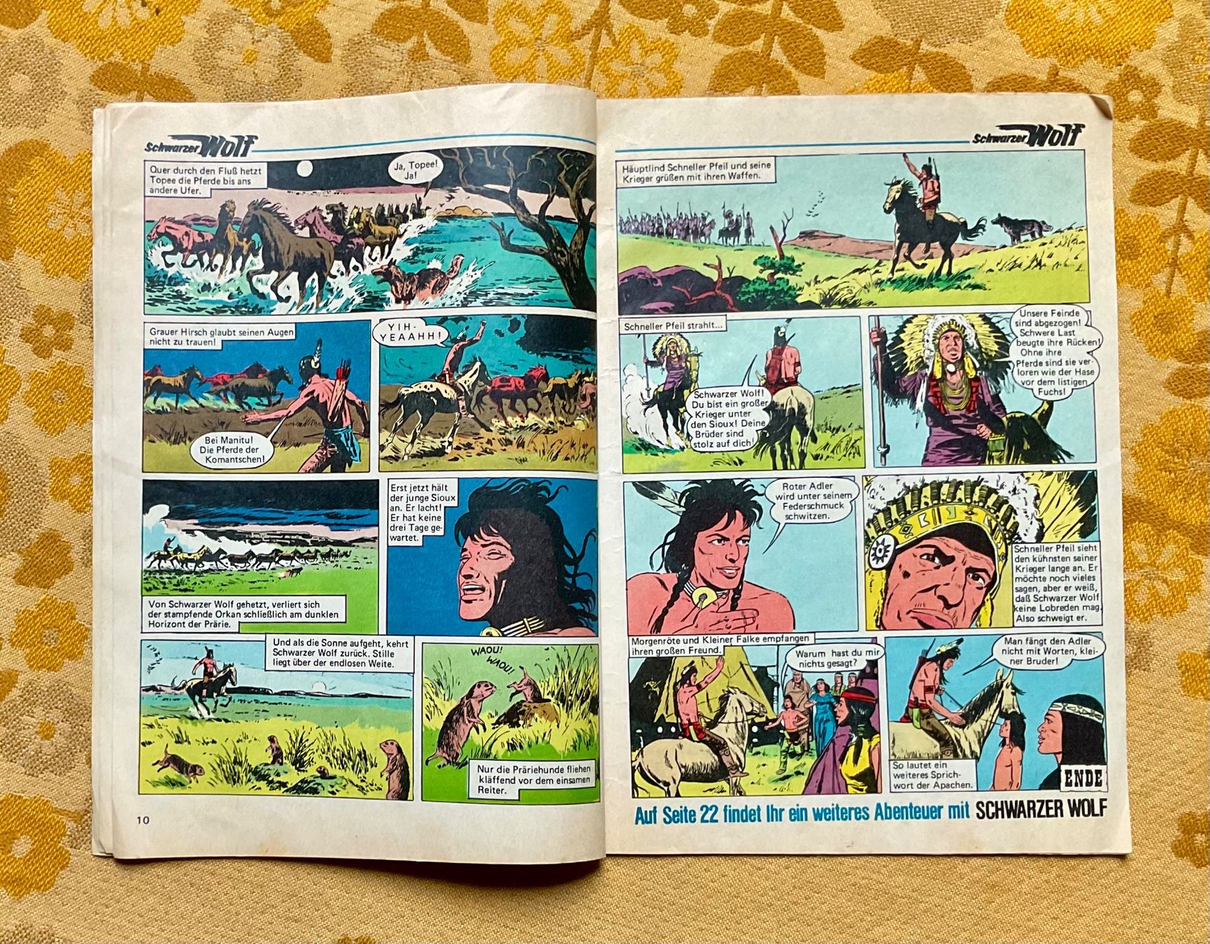 Fumetti: Schwarzer Wolf Heft Nr 1 von 1975 – Usato da Endingen venduto da nathan05 3