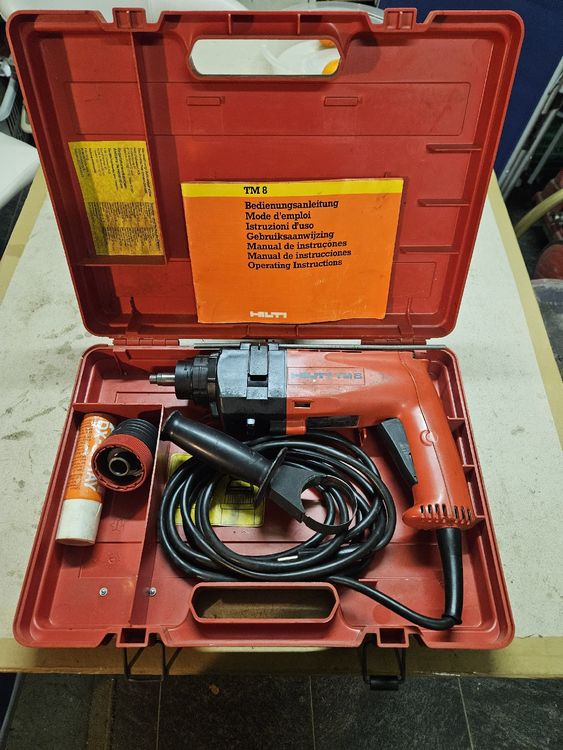 Hilti TM8 Bohrhammer mit Koffer, Occasion-Ohne (Defekt
