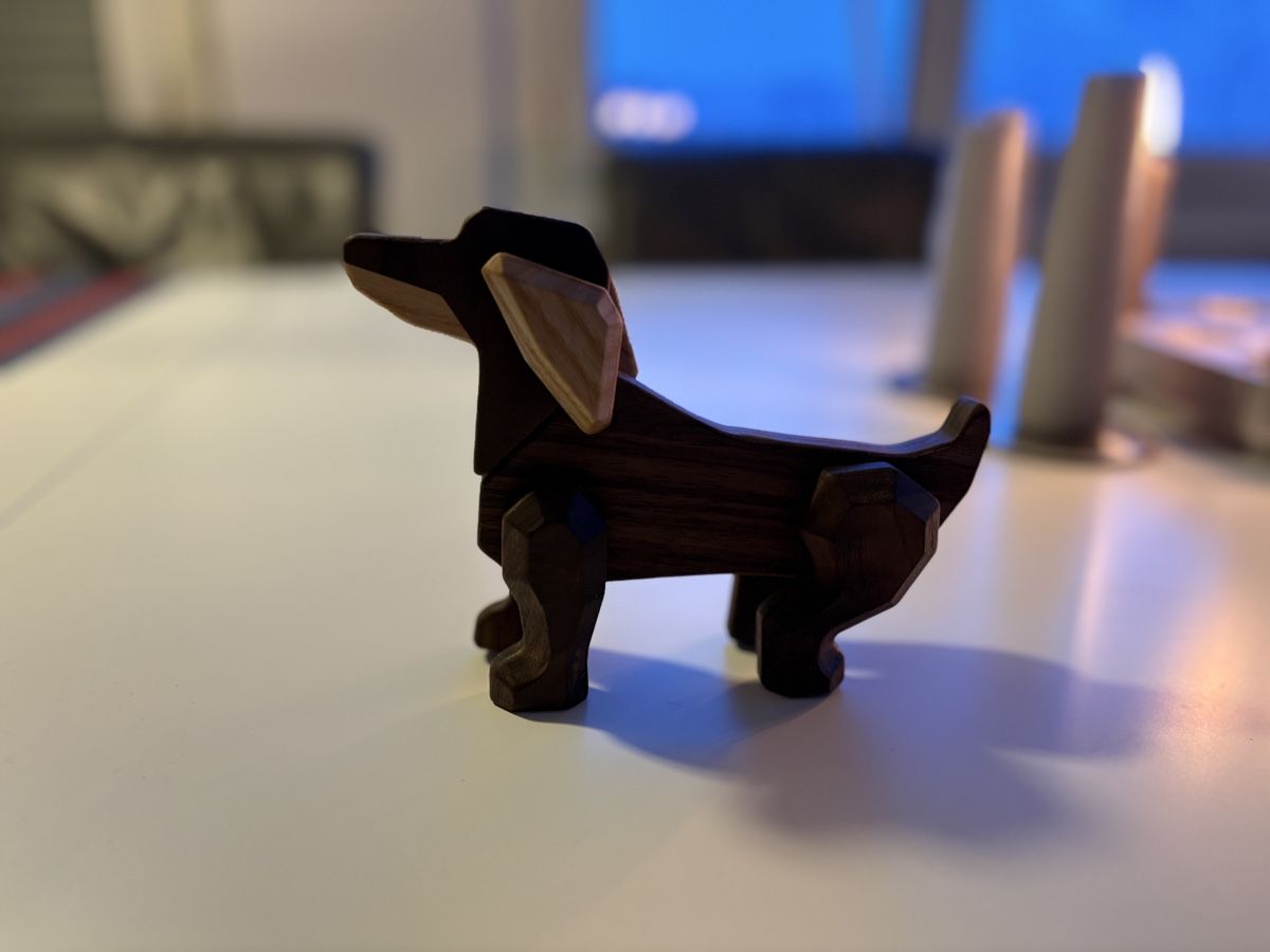 Statuette: Dackel Holzfigur Magnetisch - NEU - Originalpreis 75,- – Nuovo e nell'imballaggio originale da Meilen venduto da mdiver83 3