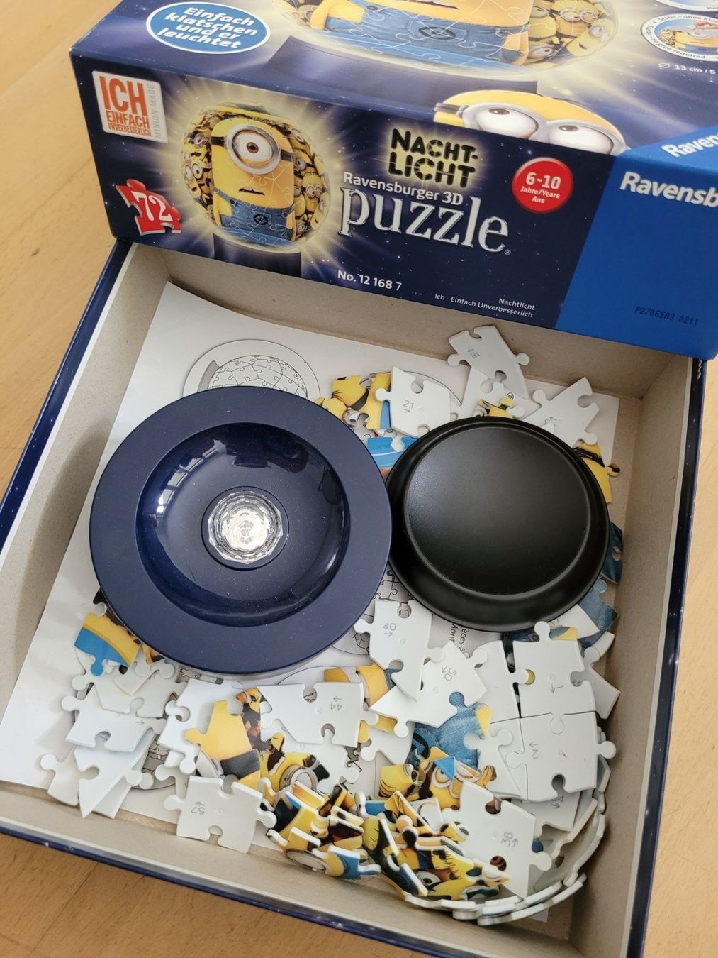 Ravensburger Puzzle: Nachtlicht / Puzzleball /Minion – Nuovo (secondo la descrizione) da Burgdorf venduto da Pascal846 2