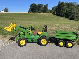 Rolly Toys Farmtrac Johan Deere 7930 mit Mega Trailer